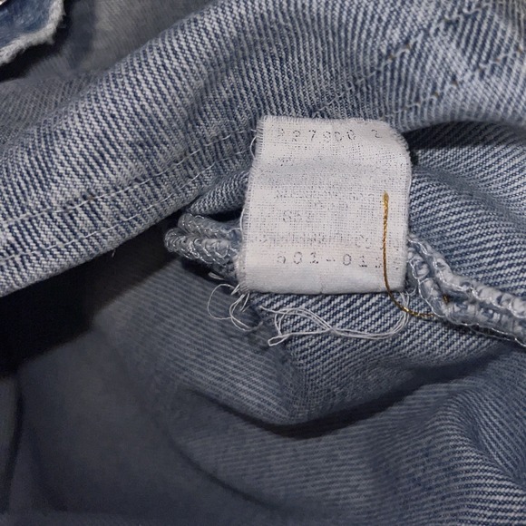 Vtg Levi's 501 Jeans Mens 32x38 Light Wash Button Up, Made In USA,‎ Mid-late 80s - Picture 8 of 8
